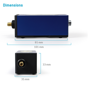 OXY-1 SMA trace-BT Dimensions